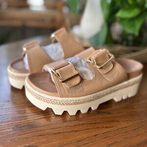 NEW Arula Pink Platform Sandals Size 8.5